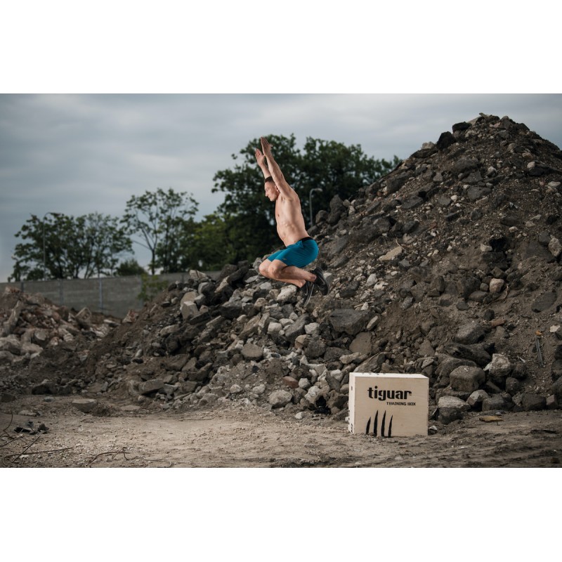 Zestaw cross - skrzynia plyometryczna + lina treningowa + skakanka szybkościowa - 2011