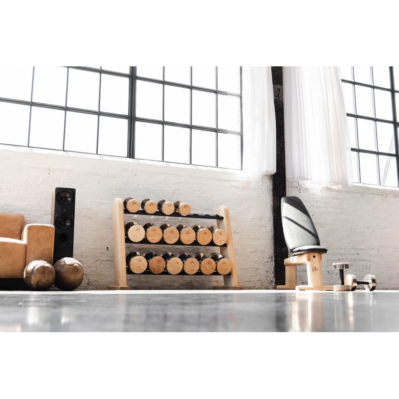 Ławka do wyciskania NOHrD Bench Press Classic Orzech Skóra - 2987