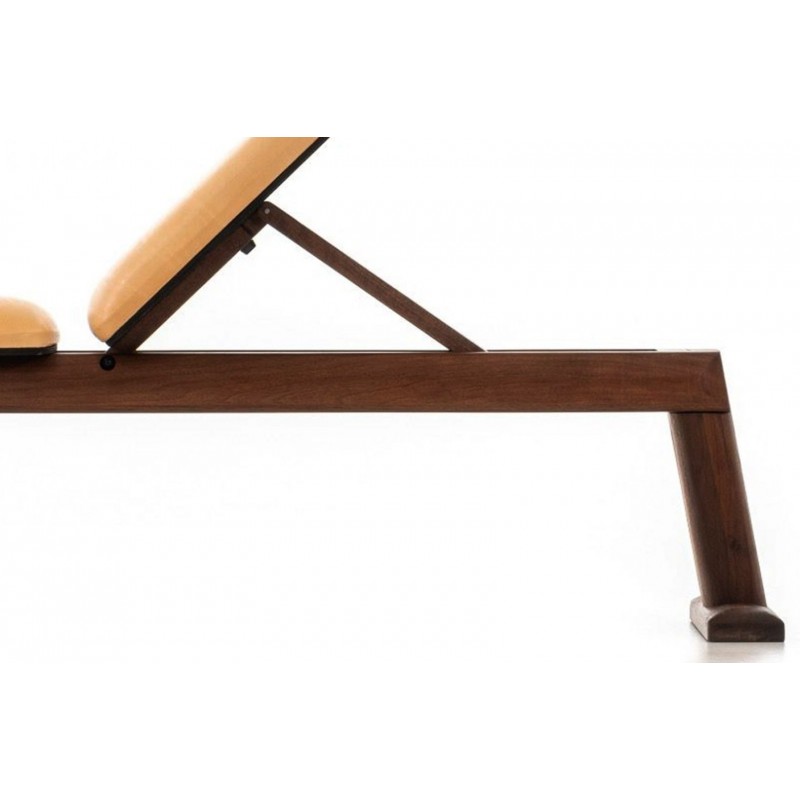 Ławka do wyciskania NOHrD Bench Press Classic Nature Orzech Skóra - 3006