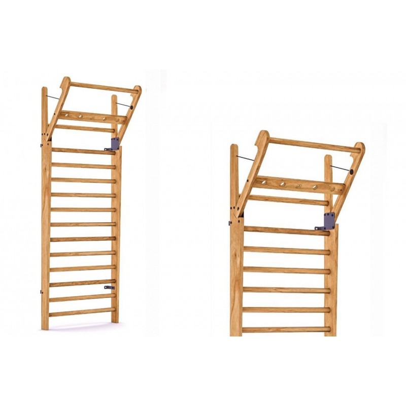 Drabinka gimnastyczna NOHrD WallBars 14 Oxbridge Wiśnia - 3027