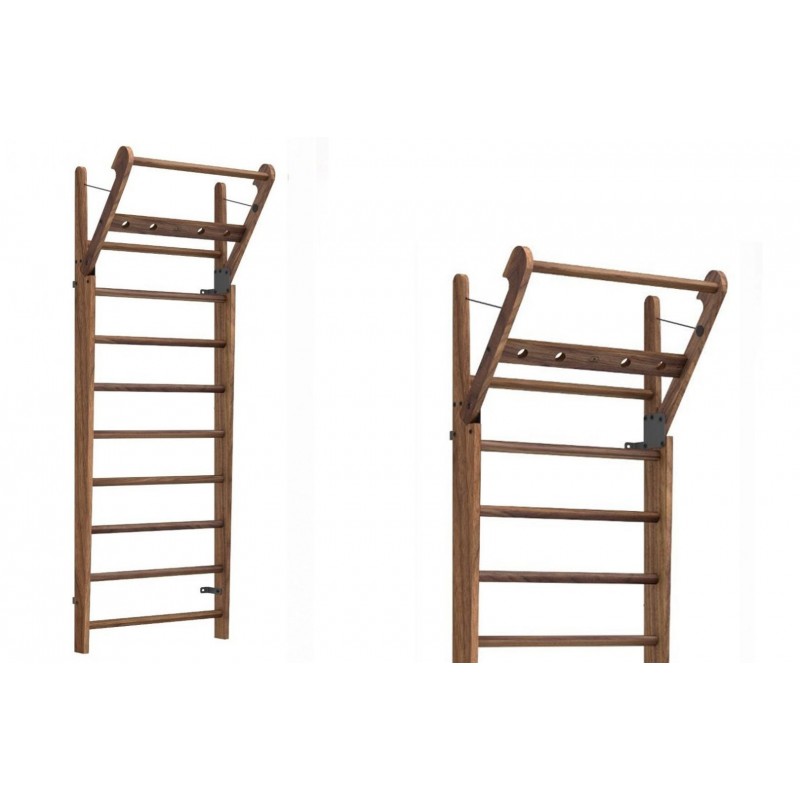 Drabinka gimnastyczna NOHrD WallBars 10 Classic Orzech - 3107