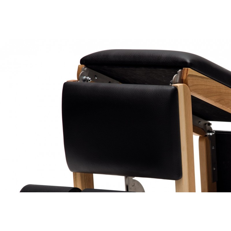 Ławka do ćwiczeń NOHrD TriaTrainer Oxbridge Wiśnia Skóra - 3433