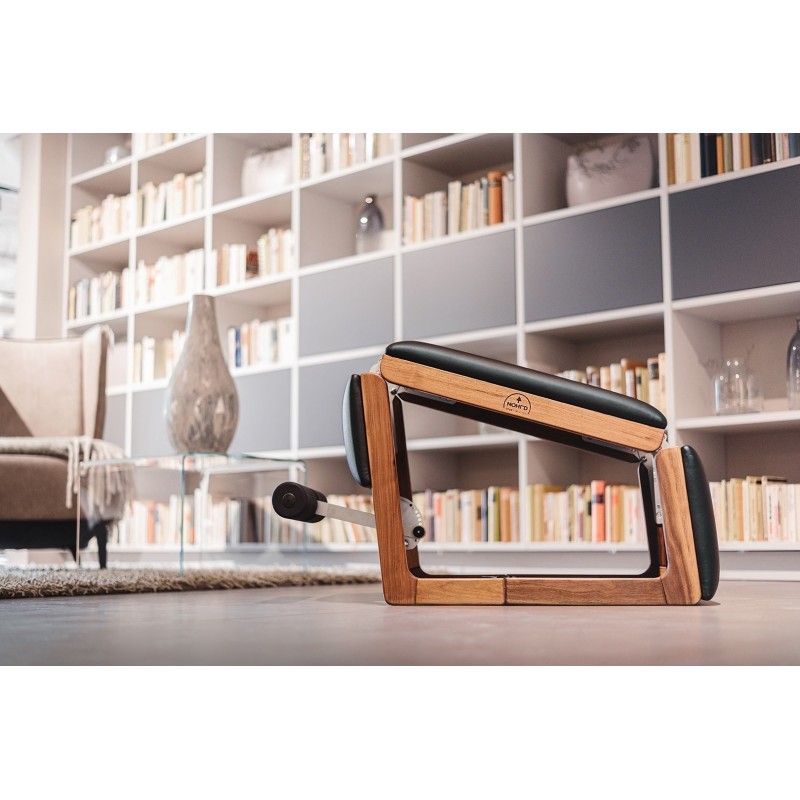 Ławka do ćwiczeń NOHrD TriaTrainer Oxbridge Wiśnia Skóra - 3450