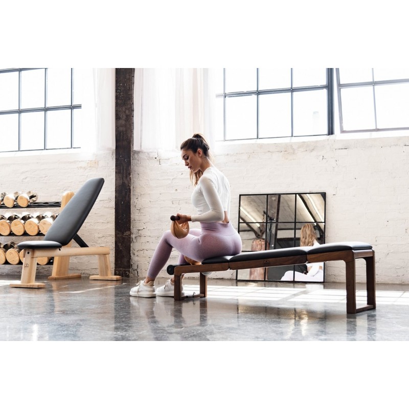 Ławka do ćwiczeń NOHrD TriaTrainer Classic Orzech - 3671