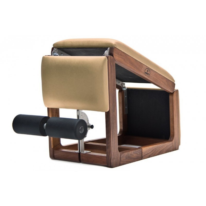 Ławka do ćwiczeń NOHrD TriaTrainer Classic Nature Orzech Skóra - 3672