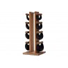 Hantle NOHrD SwingBell 2-8 Kg ze stojakiem Tower Oak Dąb Skóra - 3696