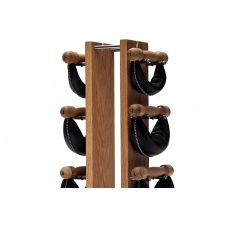 Hantle NOHrD SwingBell 2-8 Kg ze stojakiem Tower Oak Dąb Skóra - 3697