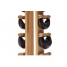 Hantle NOHrD SwingBell 2-8 Kg ze stojakiem Tower Natural Jesion Skóra - 3709