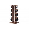 Hantle NOHrD SwingBell 2-8 Kg ze stojakiem Tower Club Jesion Skóra - 3718 Hantle NOHrD SwingBell 2-8 Kg ze stojakiem Tower Club Jesion Skóra - 3718