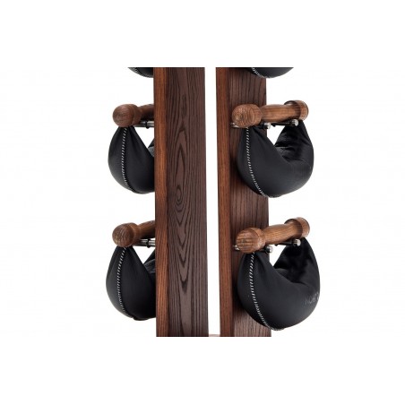Hantle NOHrD SwingBell 2-8 Kg ze stojakiem Tower Club Jesion Skóra - 3720 Hantle NOHrD SwingBell 2-8 Kg ze stojakiem Tower Club Jesion Skóra - 3720