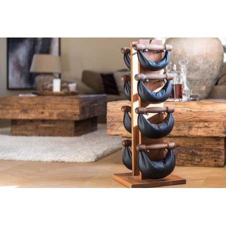 Hantle NOHrD SwingBell 2-8 Kg ze stojakiem Tower Club Jesion Skóra - 3727 Hantle NOHrD SwingBell 2-8 Kg ze stojakiem Tower Club Jesion Skóra - 3727