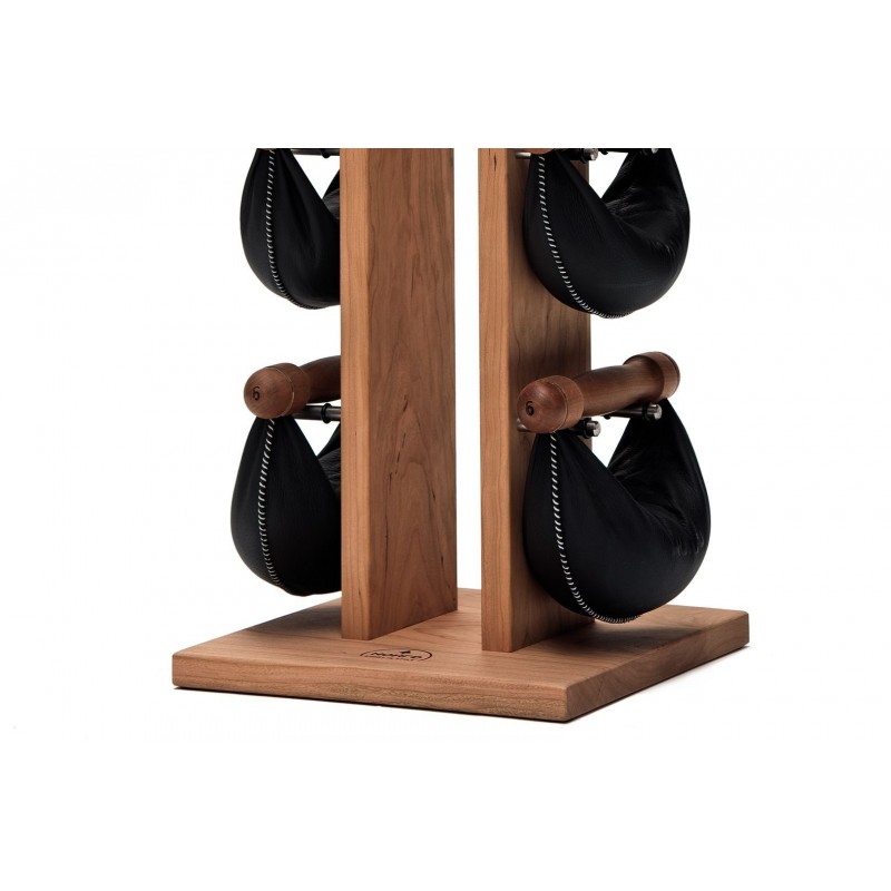 Hantle NOHrD SwingBell 2-8 Kg ze stojakiem Tower Oxbridge Wiśnia Skóra - 3743