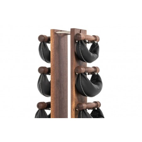 Hantle NOHrD SwingBell 2-8 Kg ze stojakiem Tower Classic Orzech Skóra - 4010