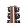 Hantle NOHrD SwingBell 2-8 Kg ze stojakiem Tower Classic Orzech Skóra - 4010