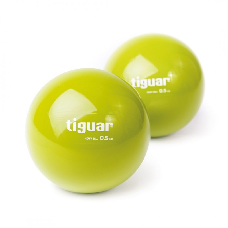 tiguar piłka heavyball 0,5 kg - oliwka - 4395