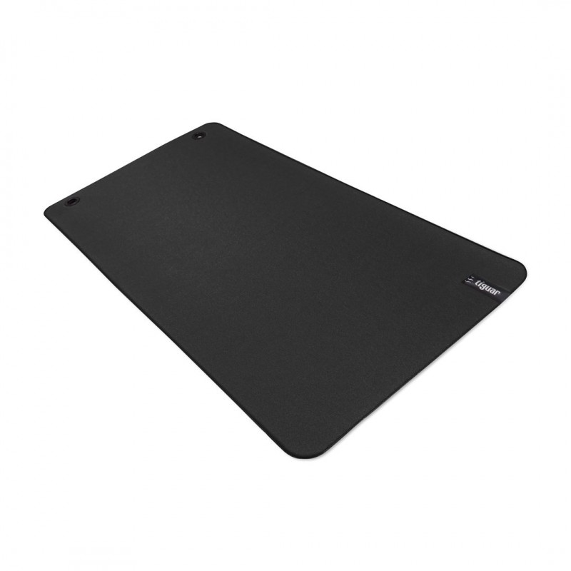 tiguar mata treningowa workout - 100 x 50 cm - antypoślizgowa czarna - 4538