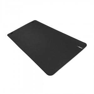 tiguar mata treningowa workout - 100 x 50 cm - antypoślizgowa czarna - 4538