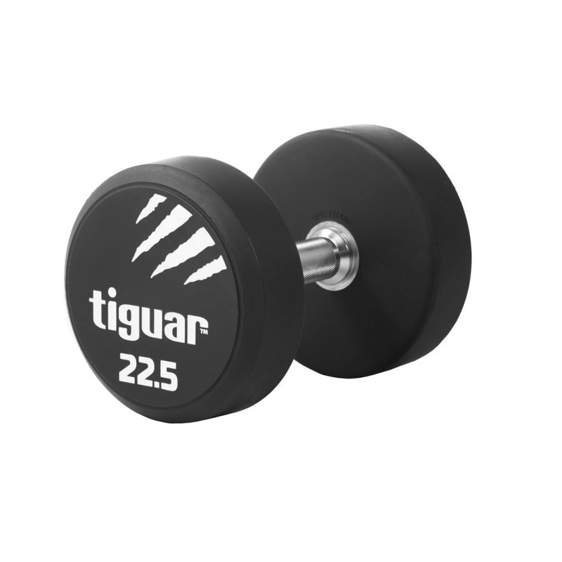 tiguar hantel PU 22,5 kg - 32 mm poliuretanowe hantle stałe - 4659