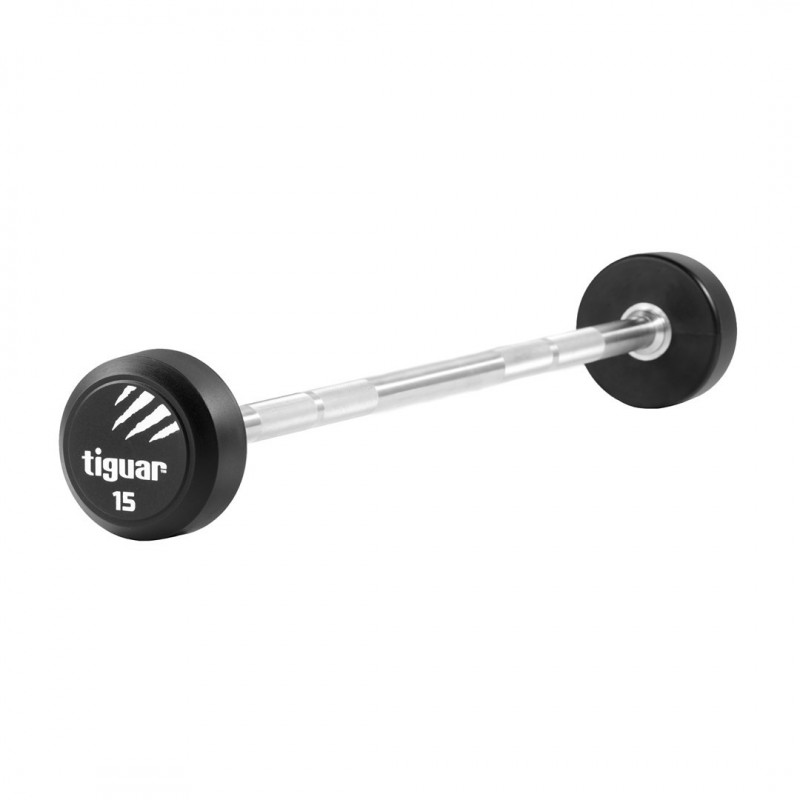 tiguar barbell prosty PU 15 kg - 4672