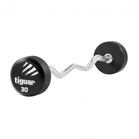 tiguar barbell łamany PU 30 kg - 4685