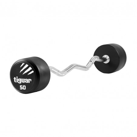 tiguar barbell łamany PU 50 kg - 4689