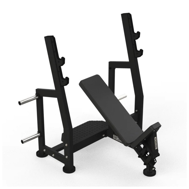 Ławka ze stojakami skos dodatni ROKK Heavy - 4990