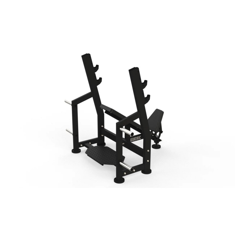 Ławka ze stojakami skos dodatni ROKK Heavy - 4993