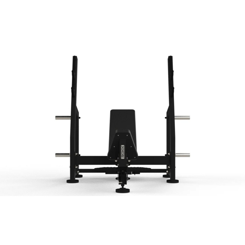 Ławka ze stojakami skos dodatni ROKK Heavy - 4995