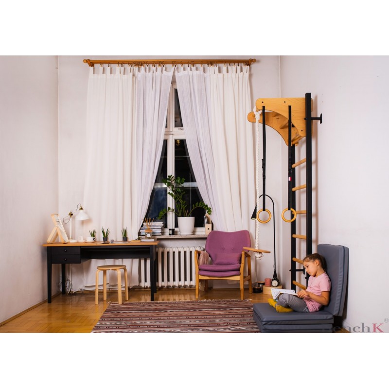 Drabinka gimnastyczna BenchK 211B+A076 z akcesoriami dla dzieci - 5415