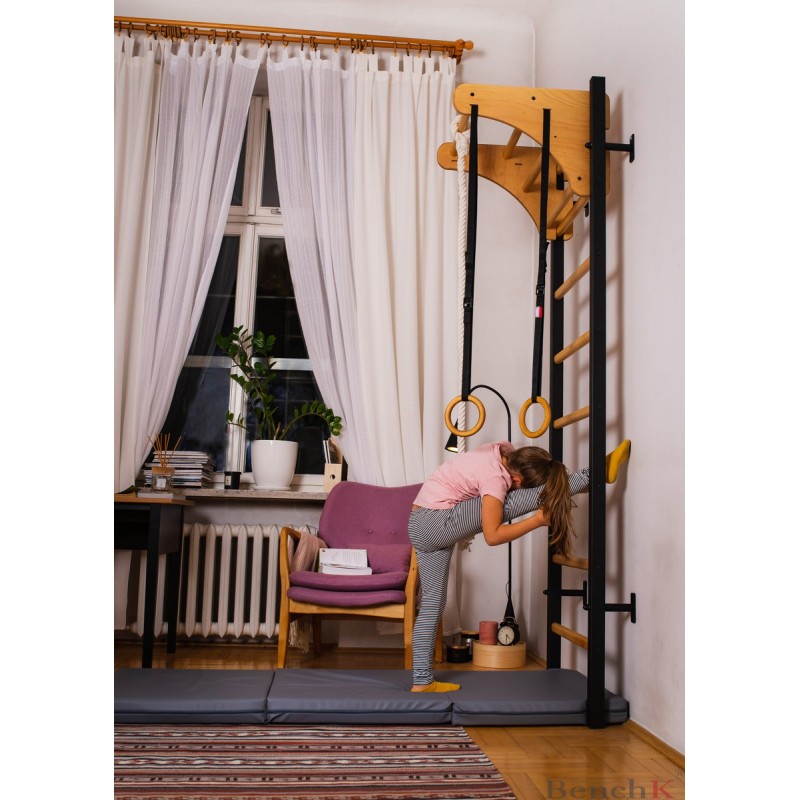 Drabinka gimnastyczna BenchK 211B+A076 z akcesoriami dla dzieci - 5416
