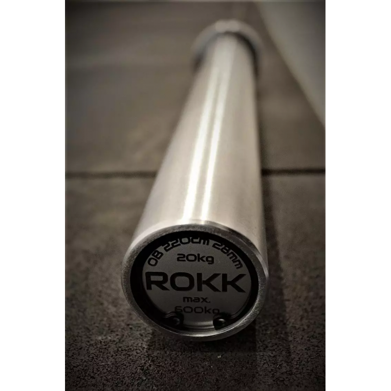 Gryf olimpijski crossfit 20 kg 220 cm ROKK - 6566