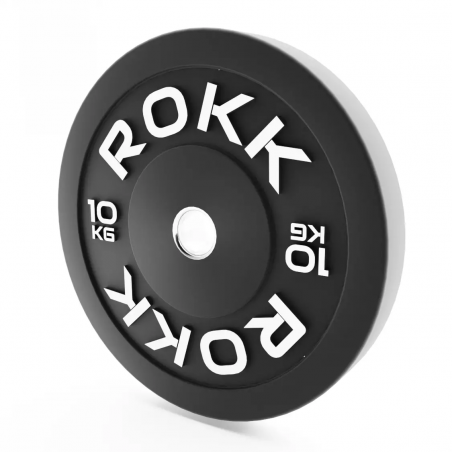 Obciążenie olimpijskie gumowe bumper ROKK 10 kg - 6578