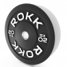 Obciążenie olimpijskie gumowe bumper ROKK 20 kg - 6582