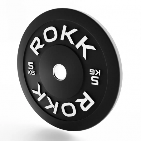 Obciążenie olimpijskie gumowe bumper ROKK 5 kg - 6586