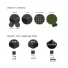 tiguar SLICE puzzel 98x98x1 black
